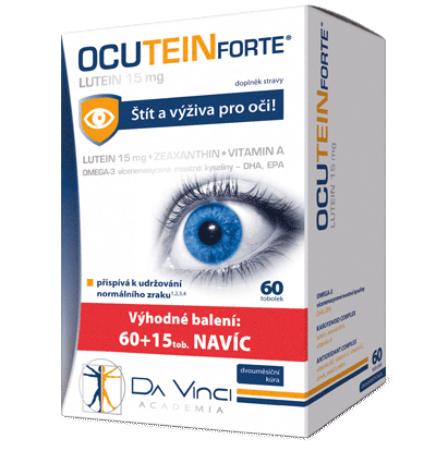 Ocutein Forte Lutein 15 mg 60+15 tob.