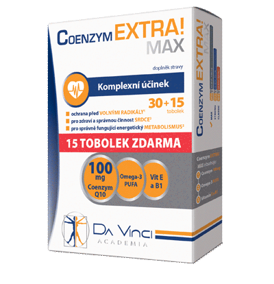 Coenzym EXTRA! Max 100mg 30+15 tob. zdarma