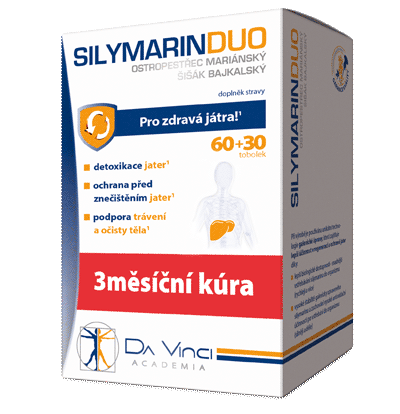 Silymarin Duo – Da Vinci 60+30 tob. zadarmo