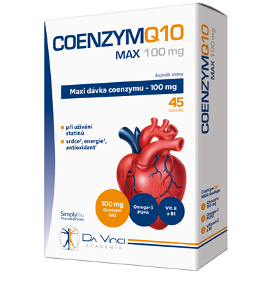 Coenzym Q10 Max 100mg 30+15 tob. zdarma
