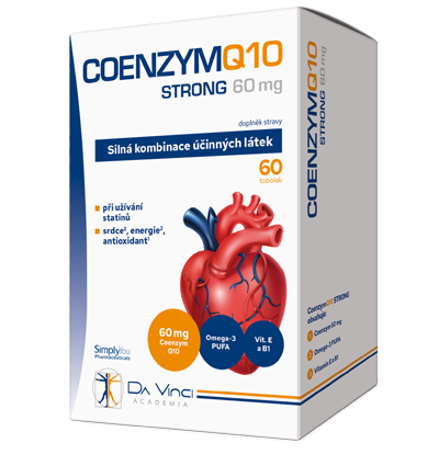 Coenzym Q10 Strong 60mg 30+30 tob. zdarma