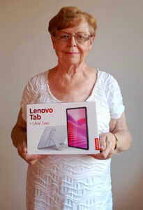 Šťastný výherce </strong>dotykového tabletu Lenovo Tab 4 GB / 64 GB